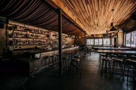Inside Churchill, a bar in the Duboce Triangle